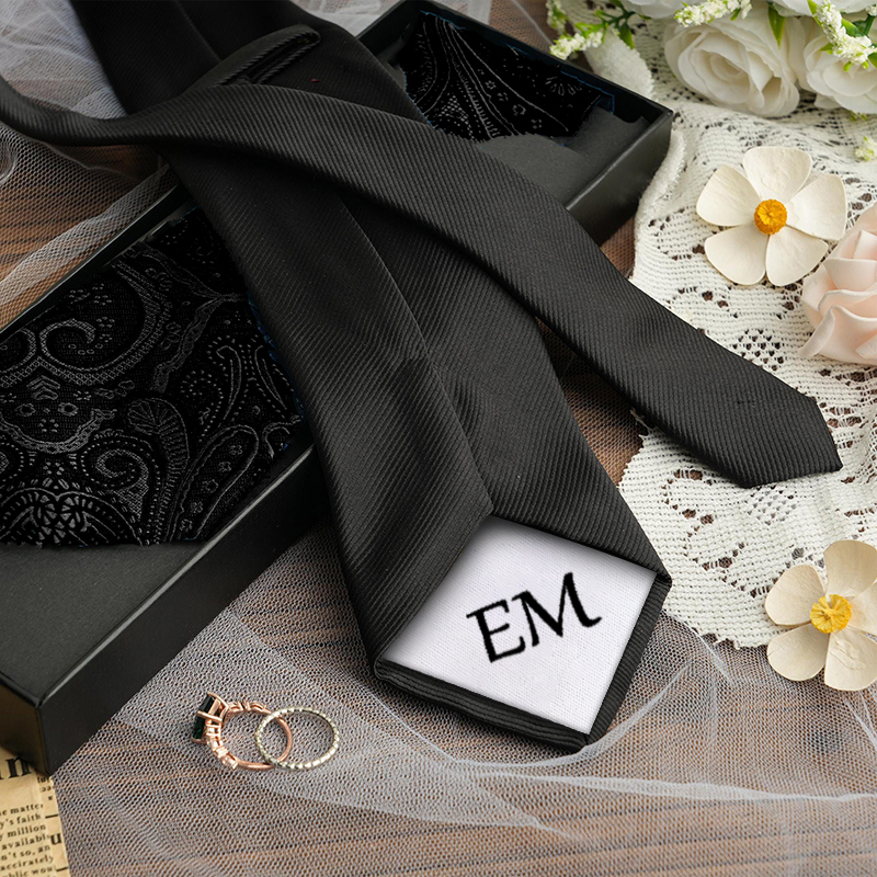 Custom Letter Tie Simple Gift for Boyfriend