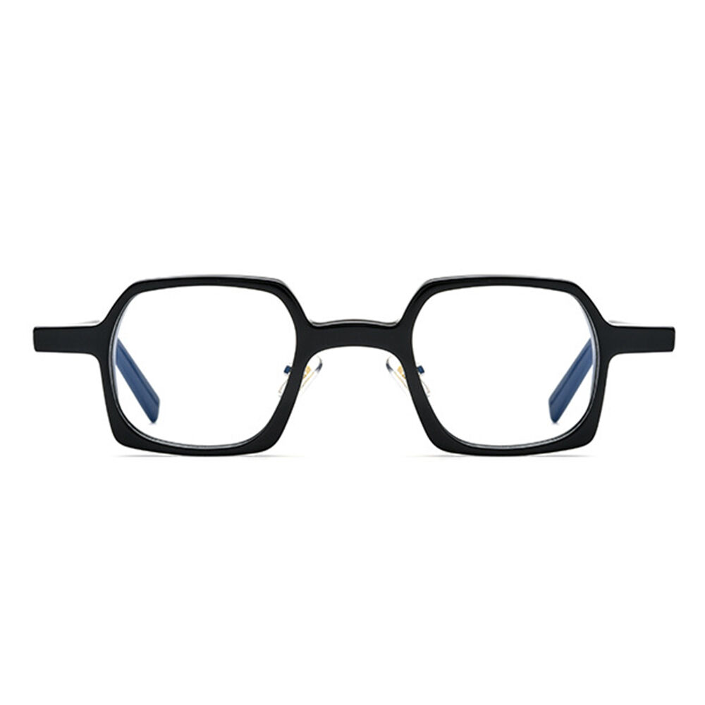 Cecil Square Black Glasses