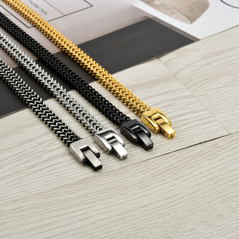 Personalized Men's Bracelet With Custom Text Warm Father's Day Gift For Dad