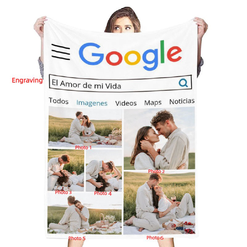 写真 文字入れ ブランケット