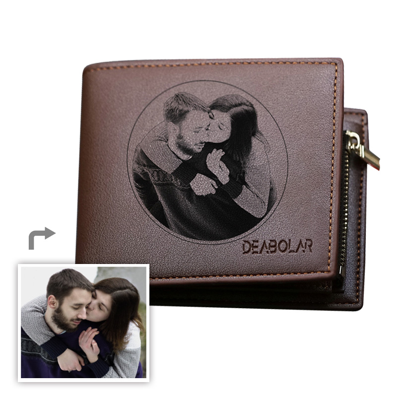 "Be Your Light" Custom Engraved Photo Wallet