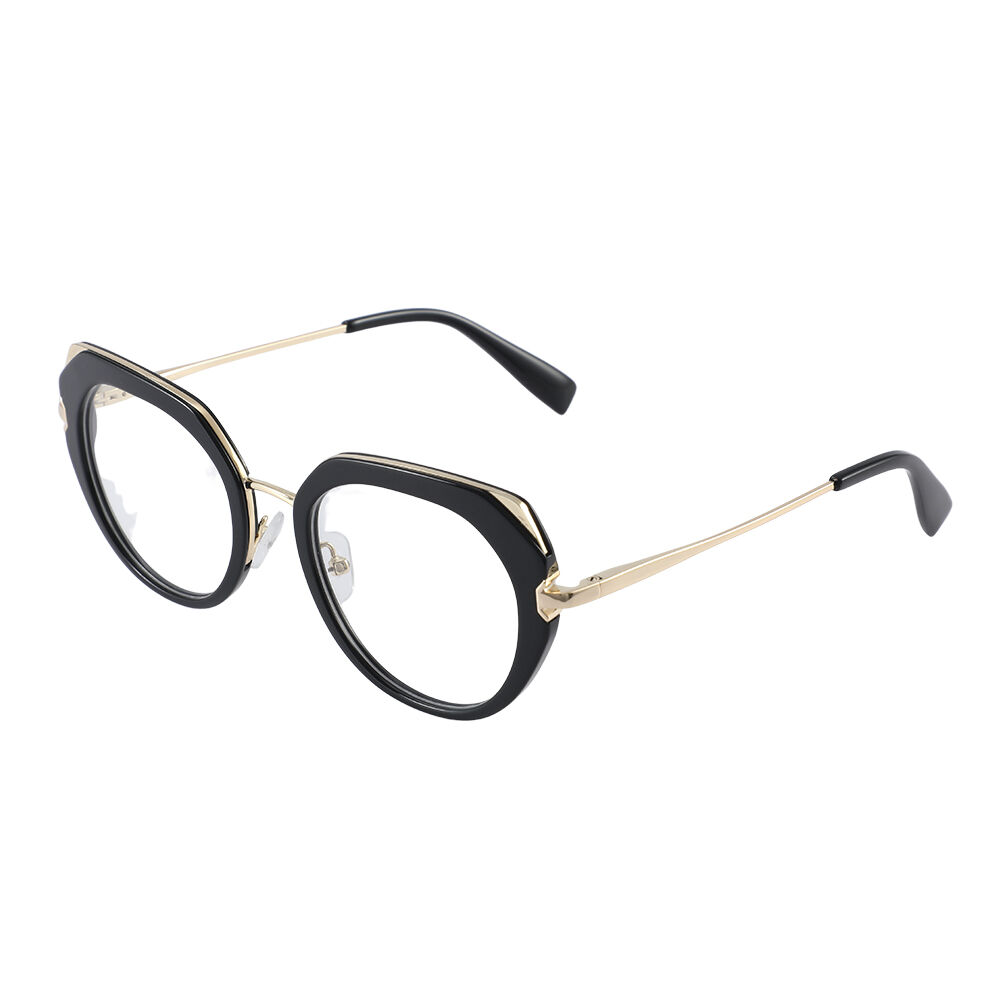 Bretton Cat Eye Black Glasses