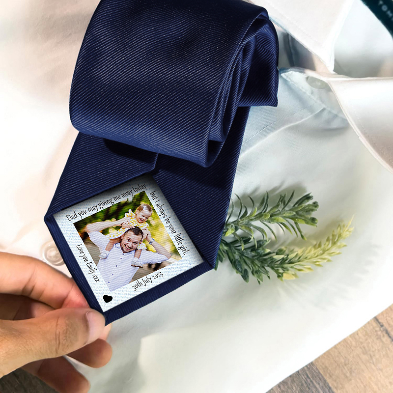 Custom Photo Tie Perfect Gift for Father