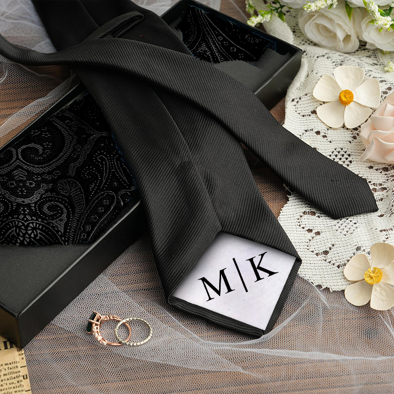 Cravate lettre personnalisée Cadeau unique pour votre amour