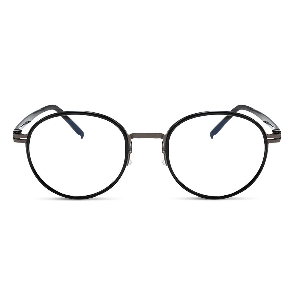 Emmie Rund Schwarz Brille