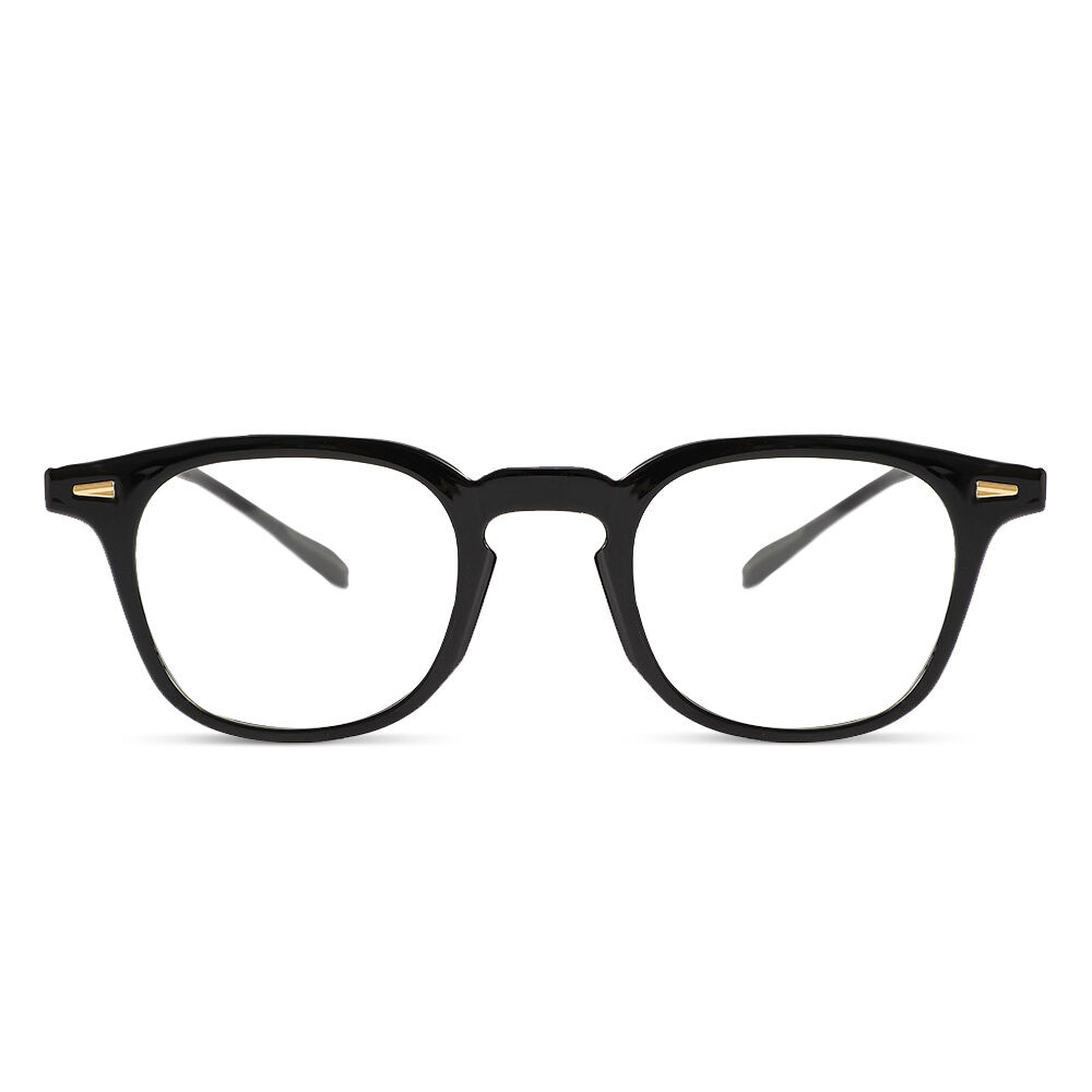 Kenneth Quadratische Schwarze Brille
