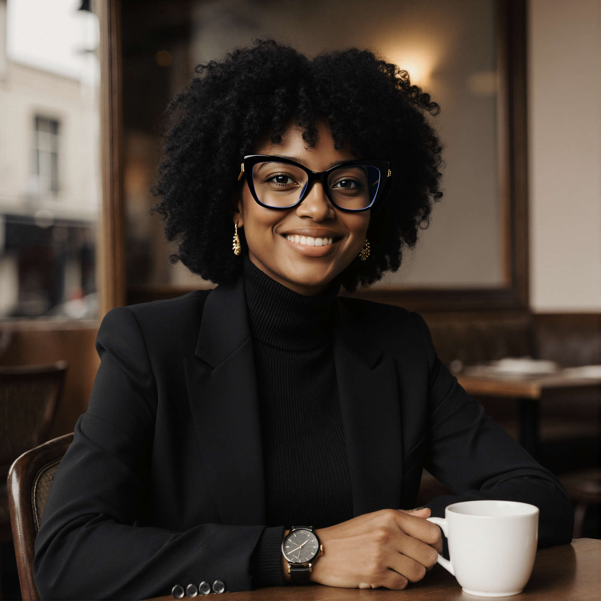 Forster Cat Eye Schwarze Brille