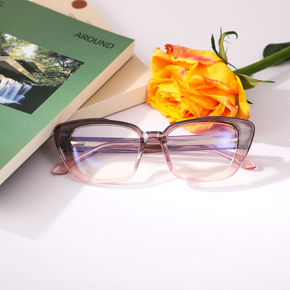 Fronk Cat Eye Gray Glasses