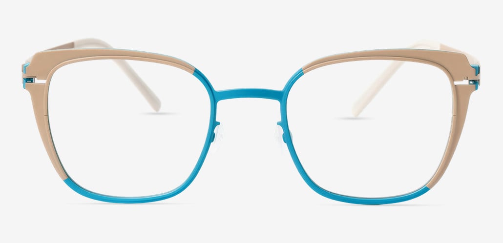 Alva Lunettes Cat Eye Bleues