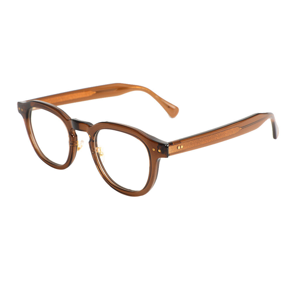Burnell Quadratische Braune Brille
