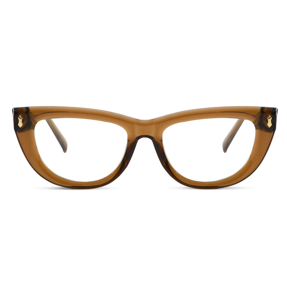 Rhys Ovale Braune Brille