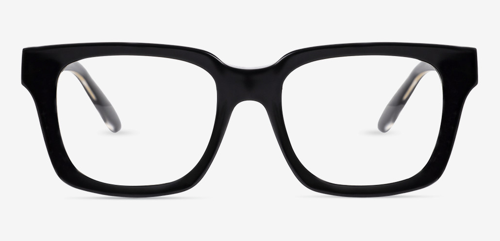 Adam Black Square Glasses