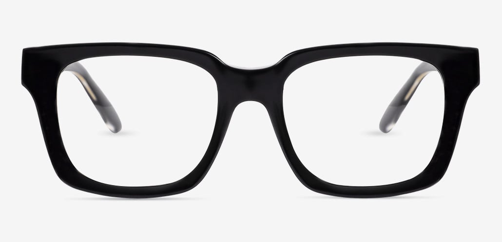 Adam Black Square Glasses