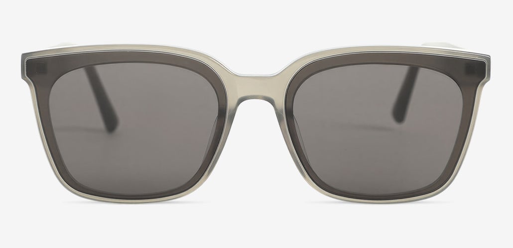 Amy Lunettes de soleil Carrées Vertes