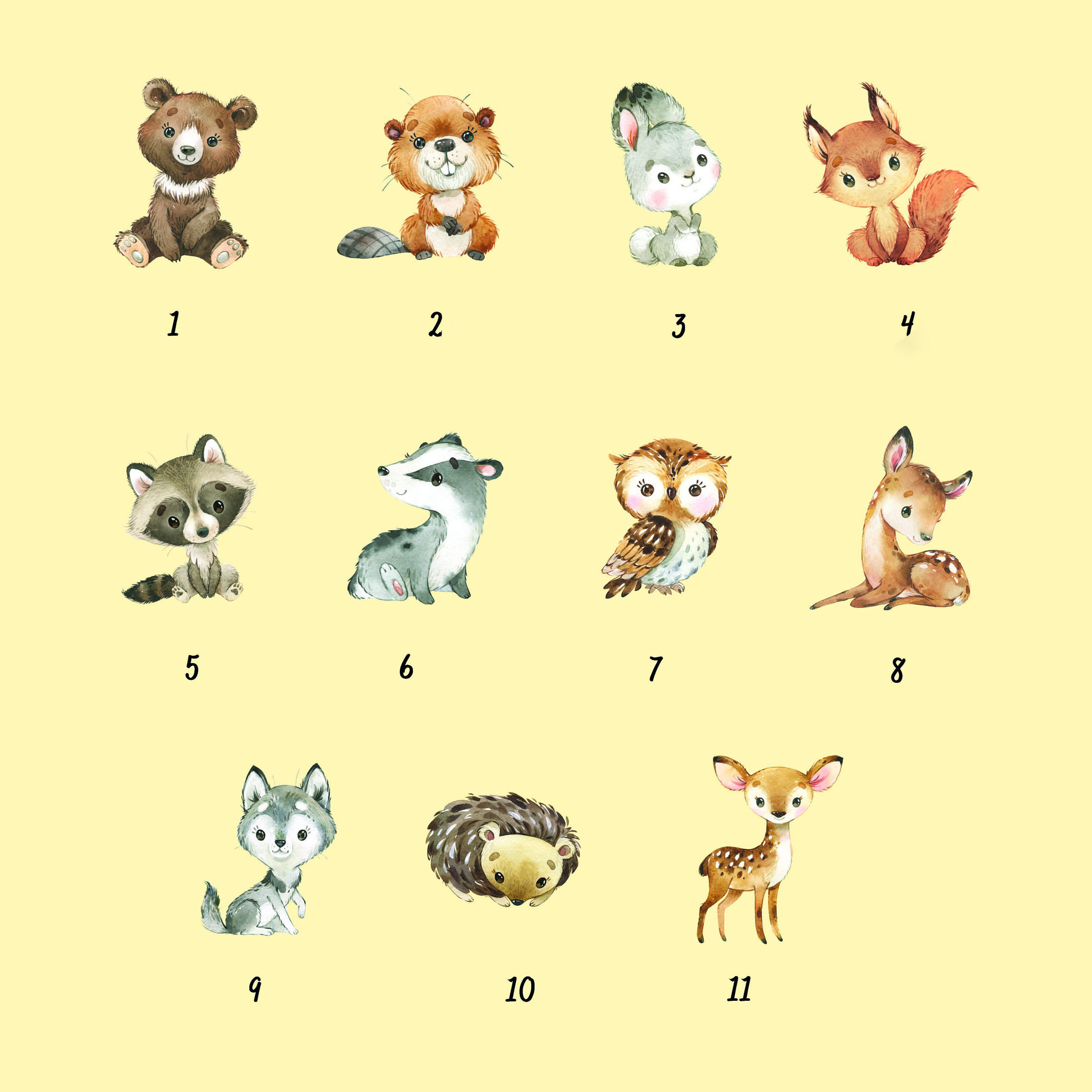 動物 名入れ アクリル テーブルランプ オーダーメイド