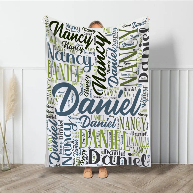 オリジナル 名入り 可愛い ブランケット