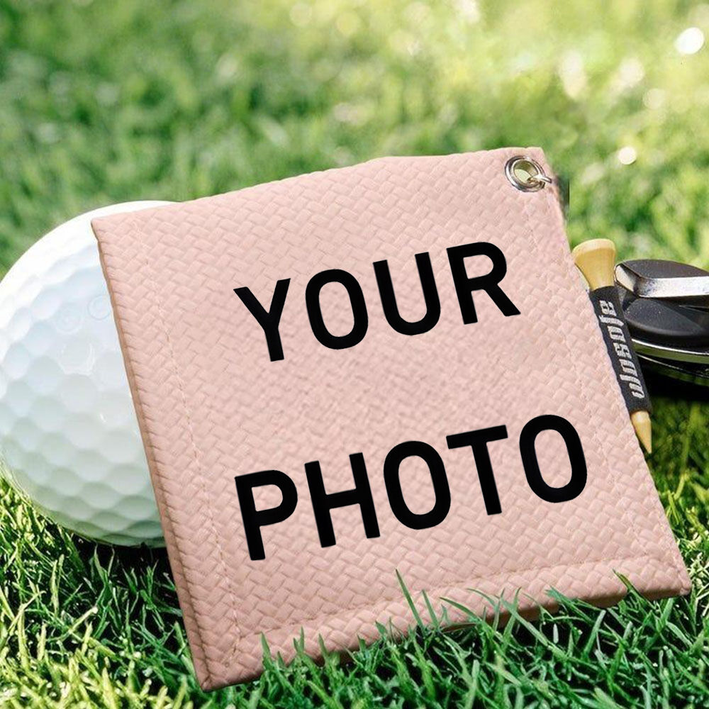 Personalized Golf Towel with Customized Pictures, Portable Golf Accessories for Club Members