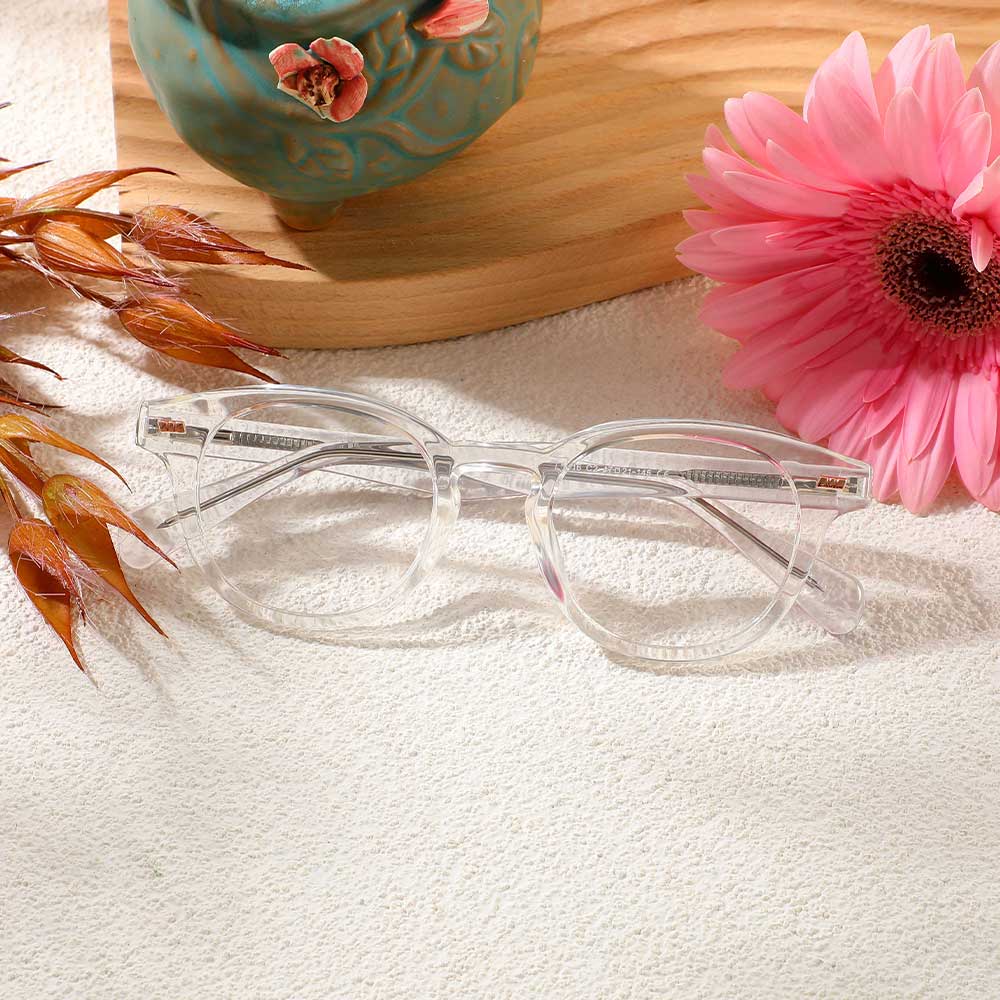Lunettes de Vue Daisy Ronde Transparent 