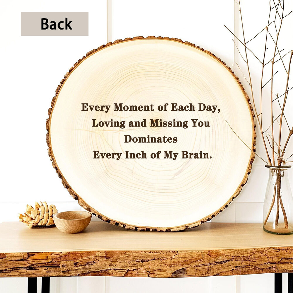 フォトフレーム 写真立て 円形 ウッド