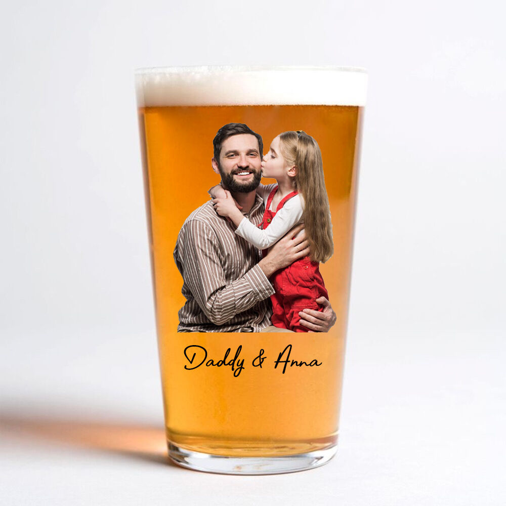 Immagine personalizzata Bicchiere da birra Regalo meraviglioso per la festa del papà