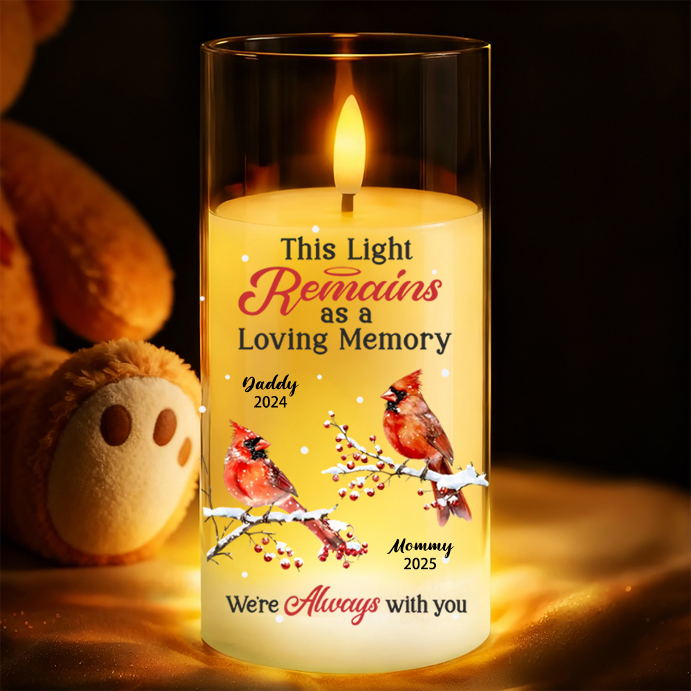 Gepersonaliseerde LED-kandelaar Creatieve lampjes Elektronische kopkaars Herdenkingscadeau voor Kerstmis