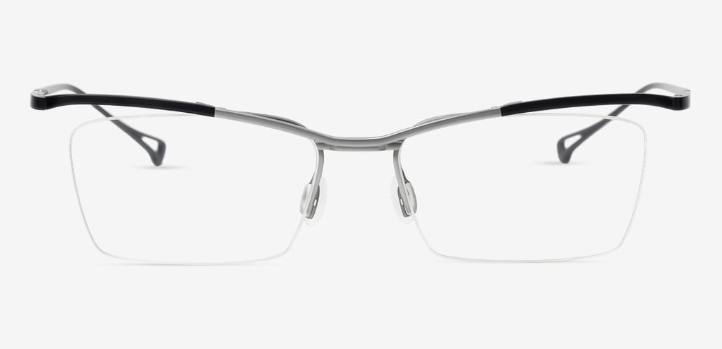 Denley Black Rectangle Glasses