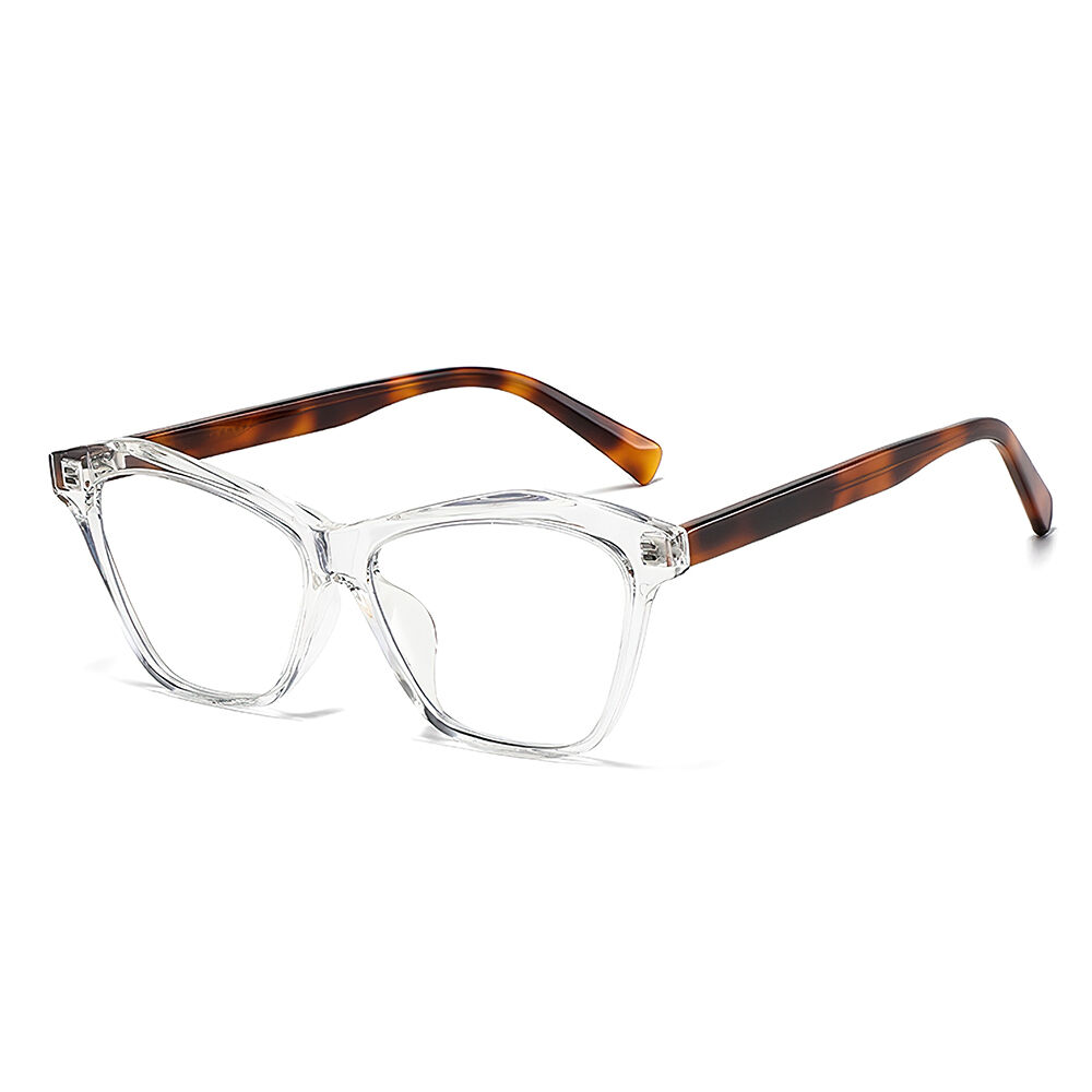 Malcolm Cat Eye Clear Glasses