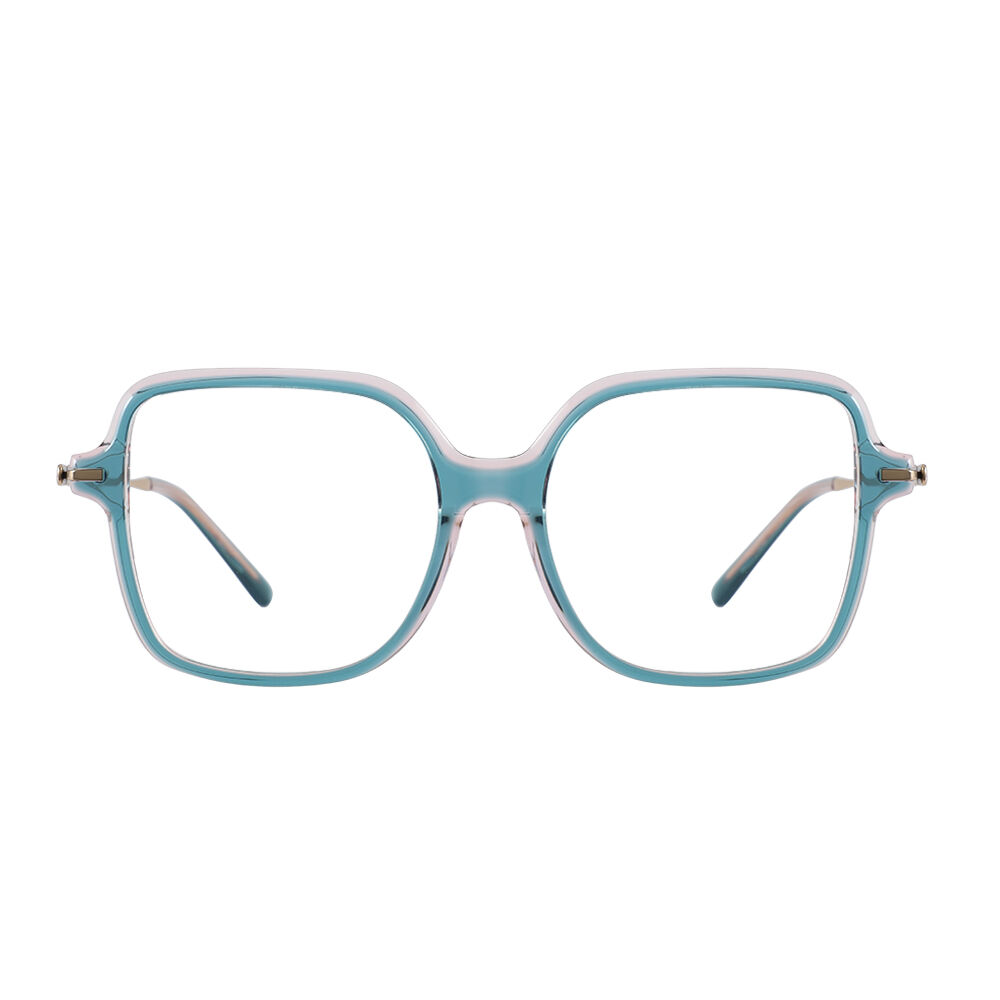 Wallace Geometric Green Glasses