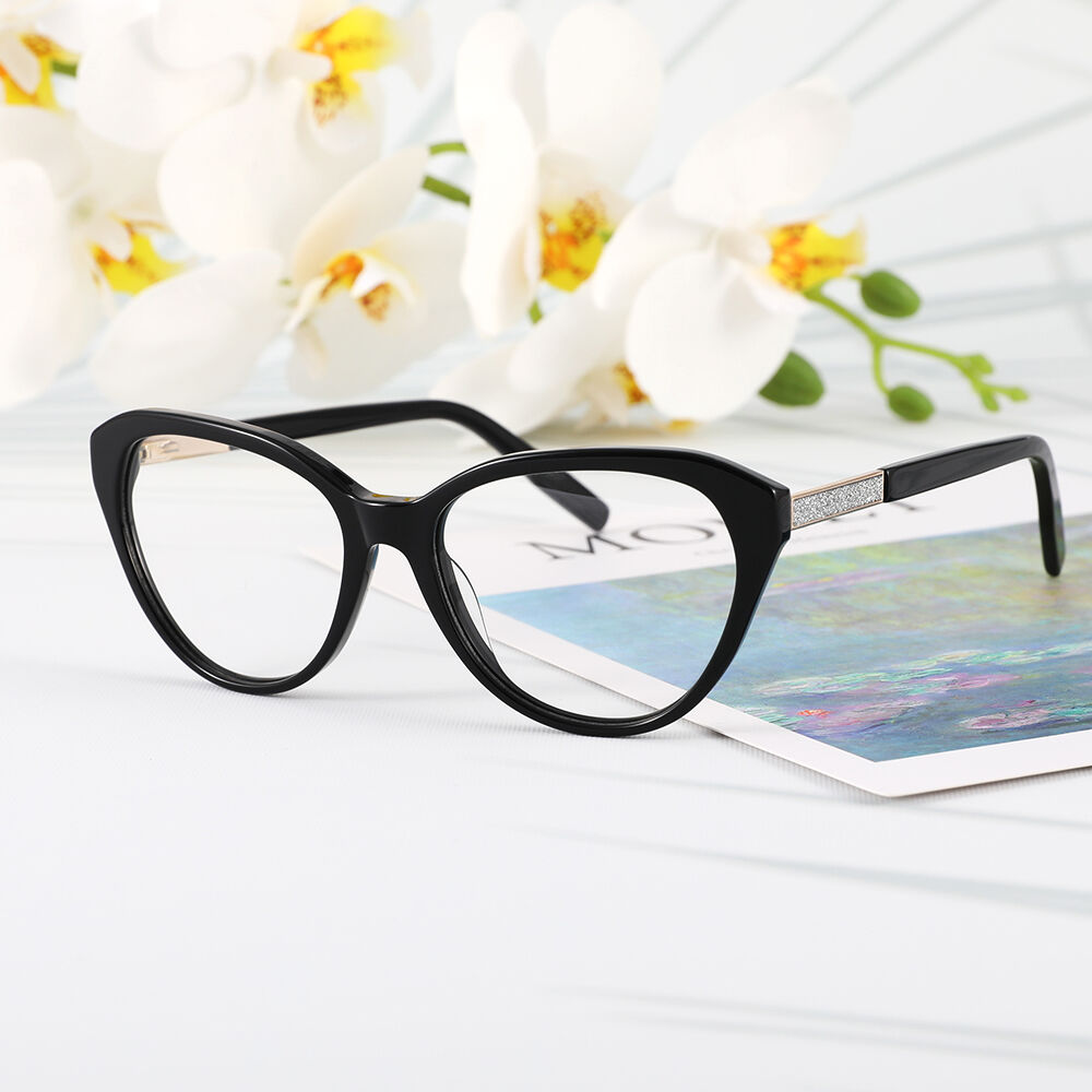 Carol Cat Eye Schwarze Brille