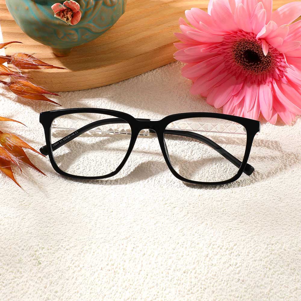 Hoyle Quadratische Schwarze Brille