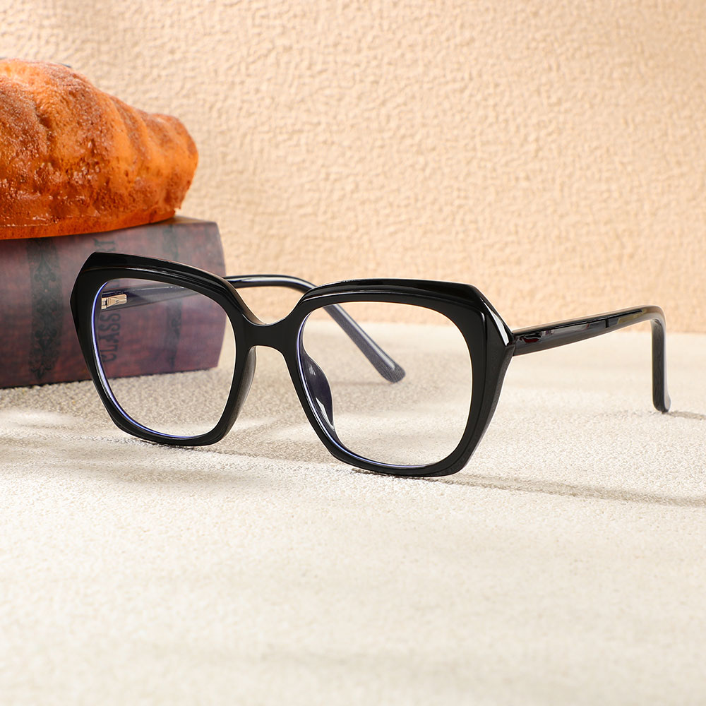 Occhiali da Vista Alberta Poligono Nero 