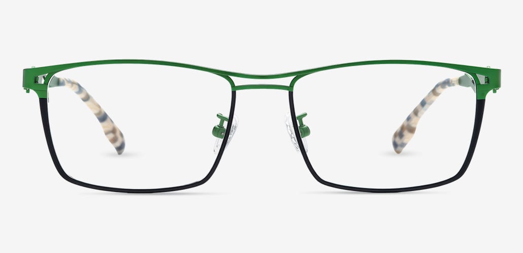 Ramsden Green Rectangle Glasses