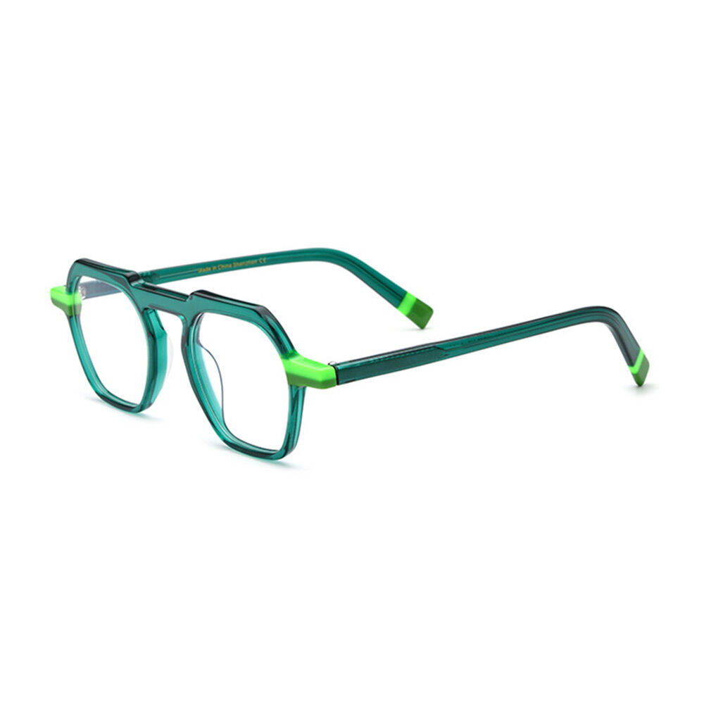 Lunettes de Vue Conidi Géométrique Vert