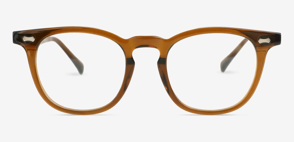 Stanley Brown Round Glasses
