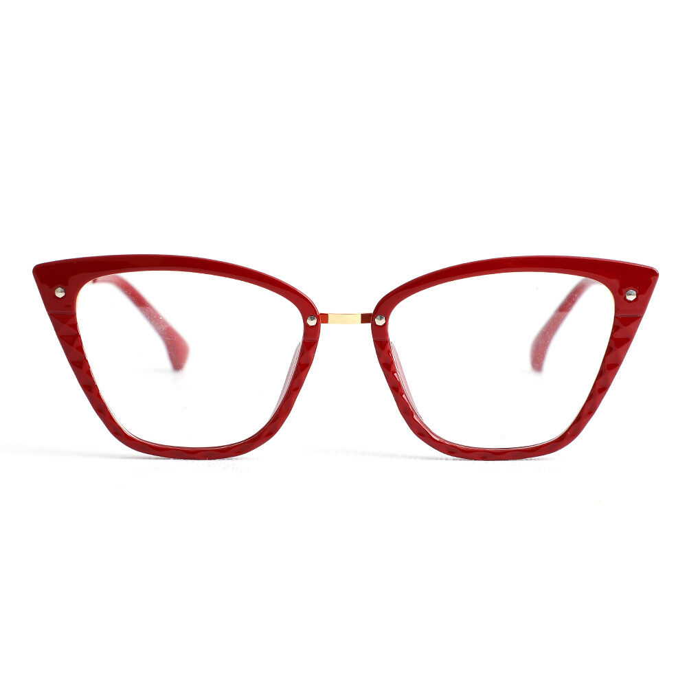 Occhiali da Vista Daphne Cat Eye Rosso