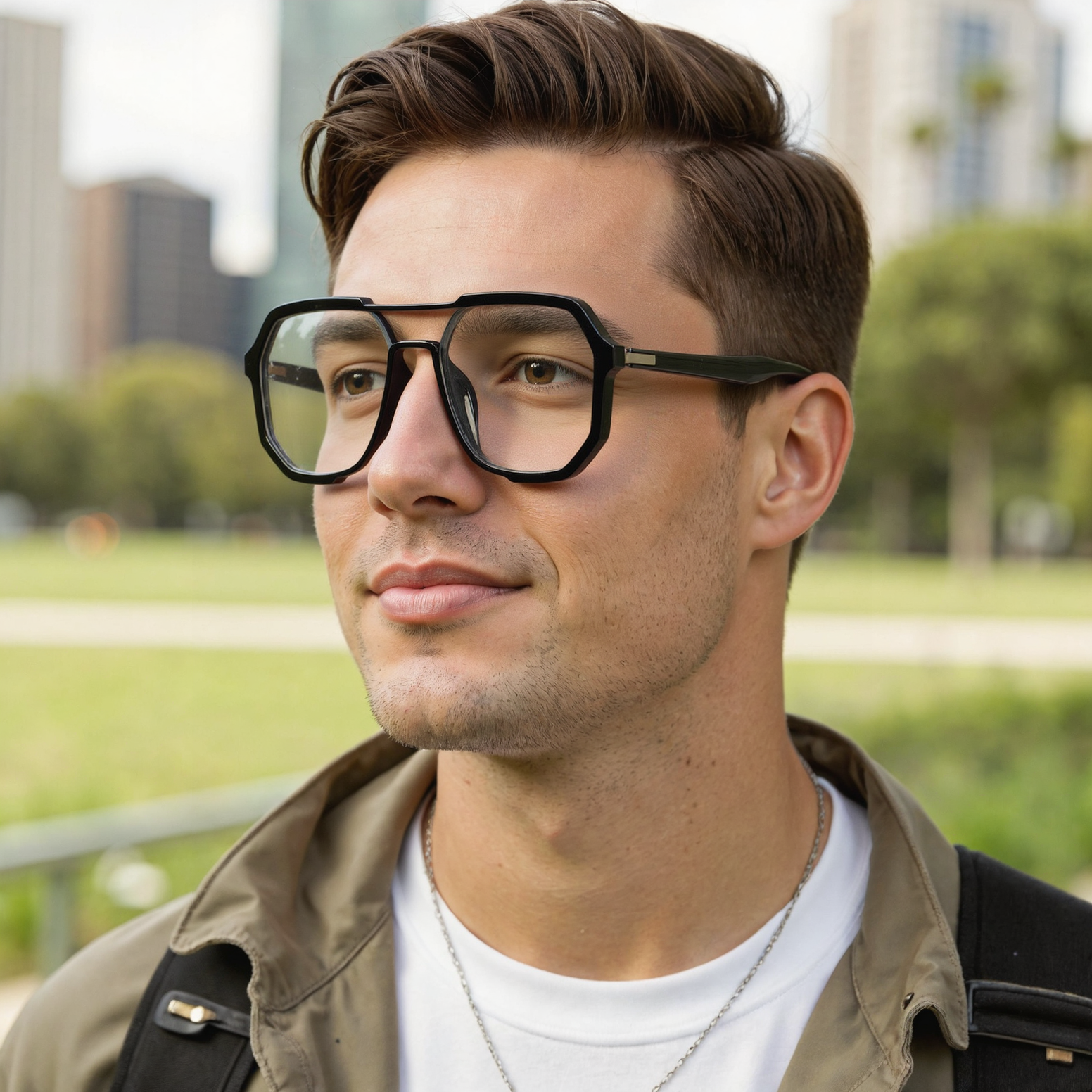 Occhiali da Vista Carter Aviator Nero