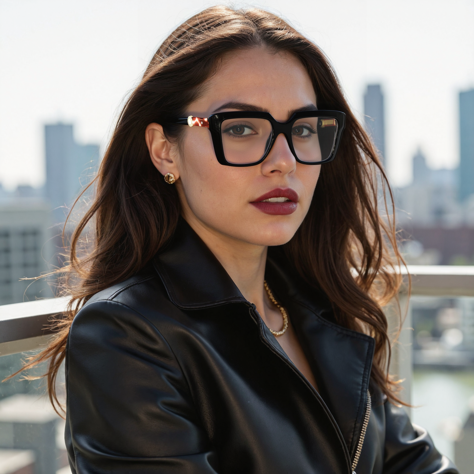 Boyce Square Black Glasses