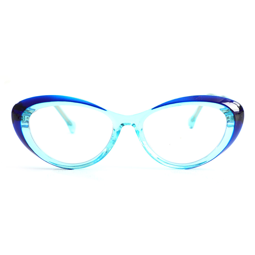 Lunettes de Vue Vogt Cat Eye Bleu 