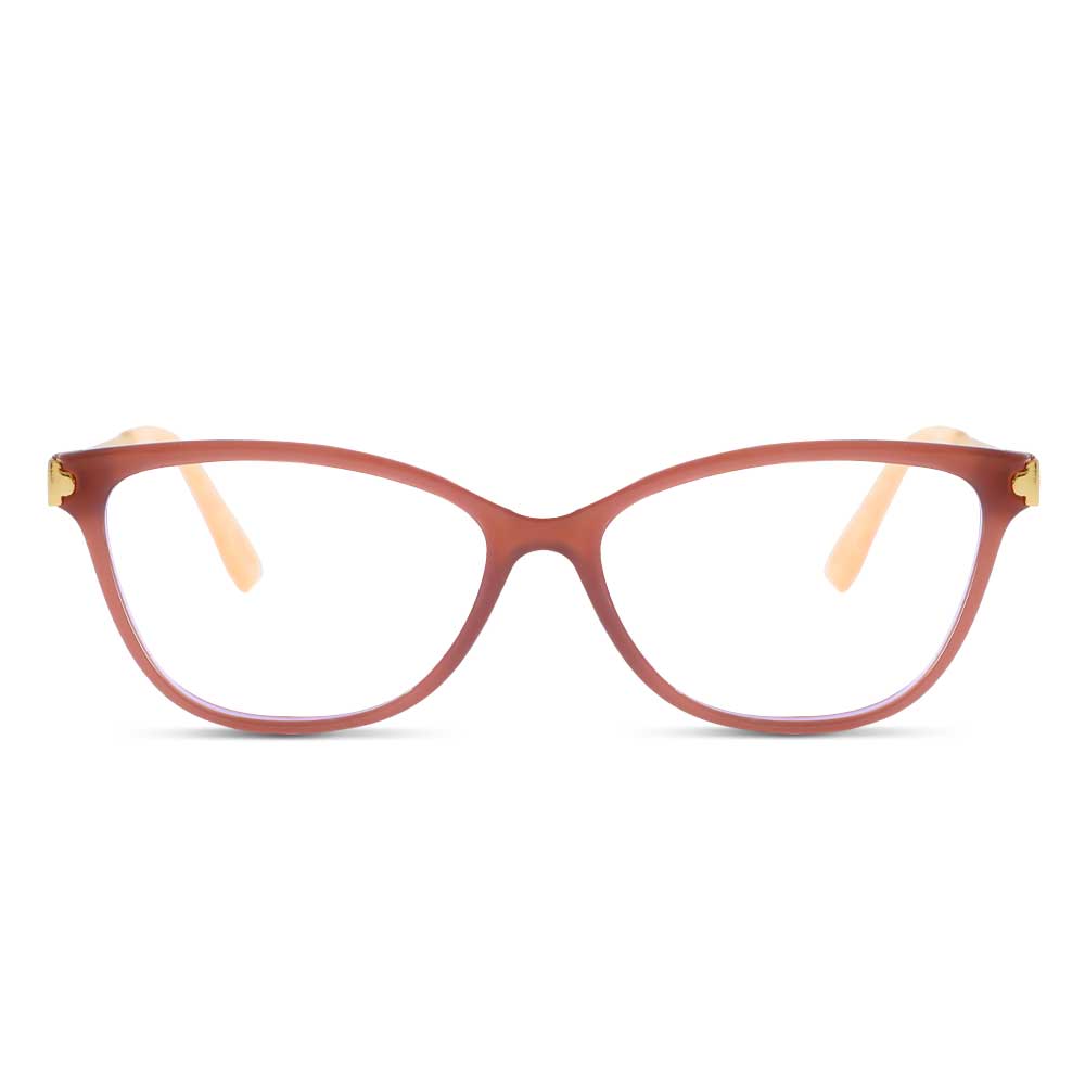 Joshua Rechteckige Braune Brille