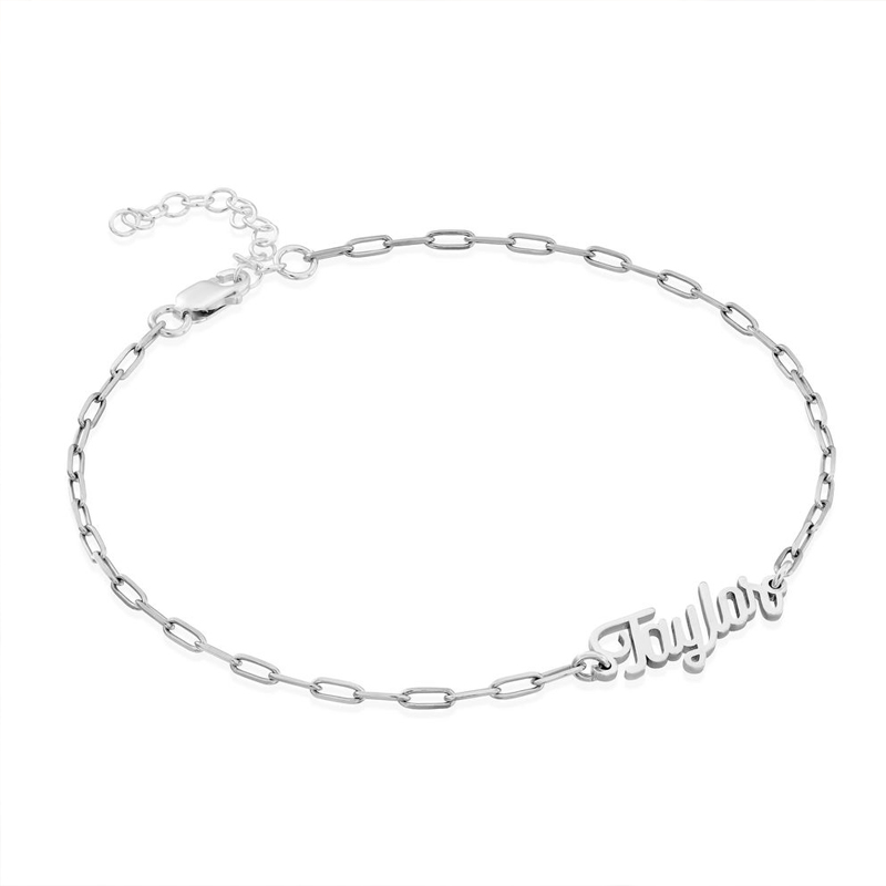 カスタマイズ ネーム ブレスレット/アンクレット