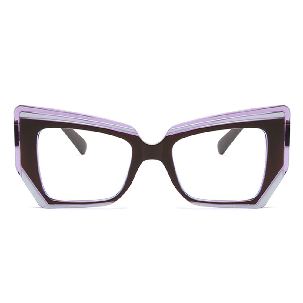 Wandy Cat Eye Brown Glasses