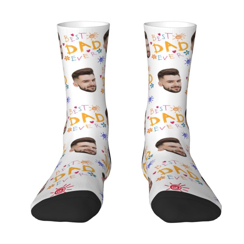 Customizable Face Socks as a Sweet Gift for Dad