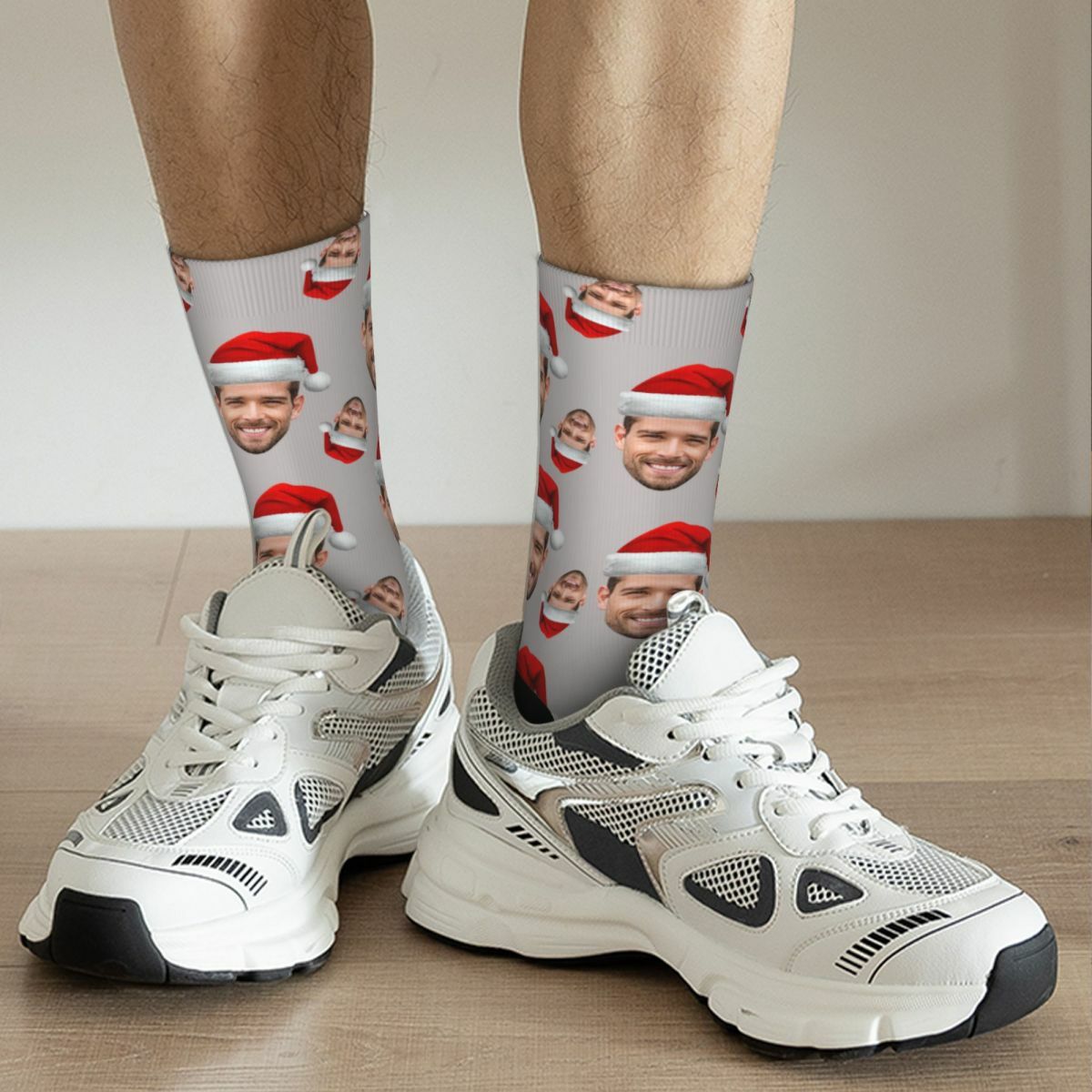 Customized Face Socks Add Face Photo as a Fun Christmas Gift for Friends