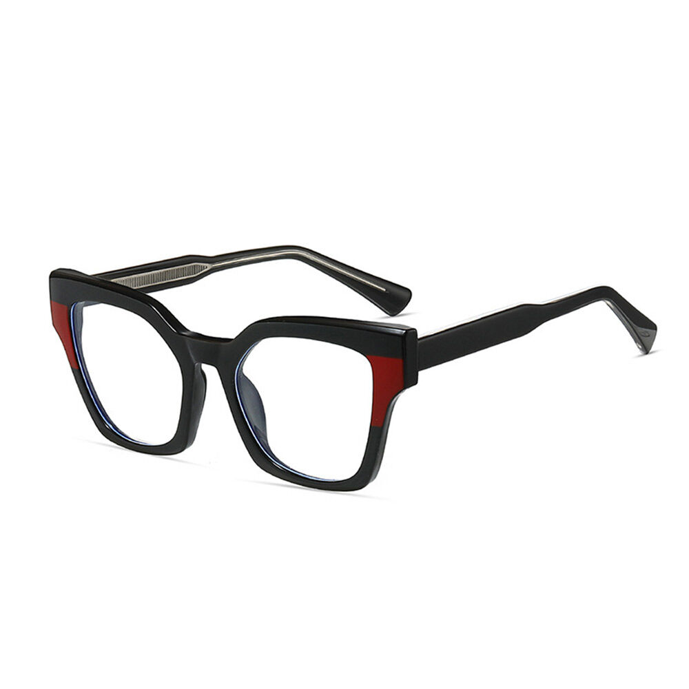 Gustave Cat Eye Black Glasses