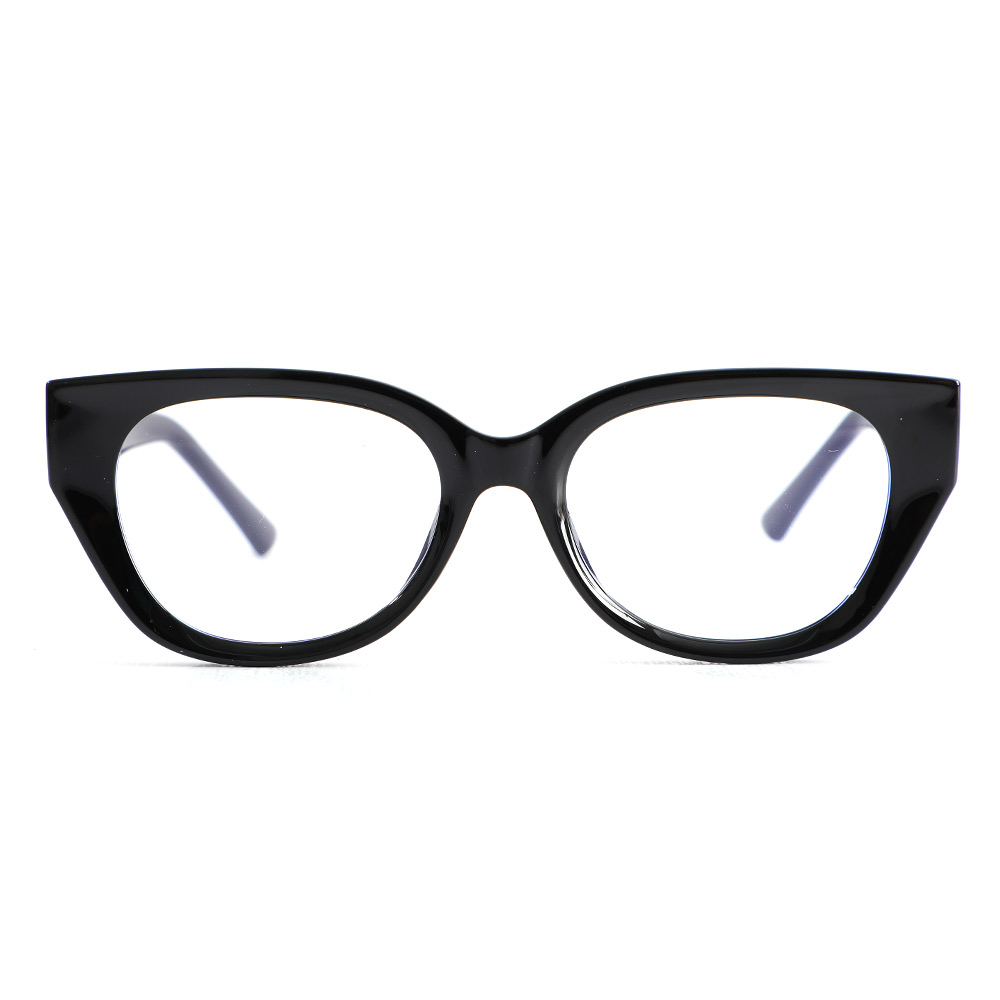 Daisy Cat Eye Schwarze Brille