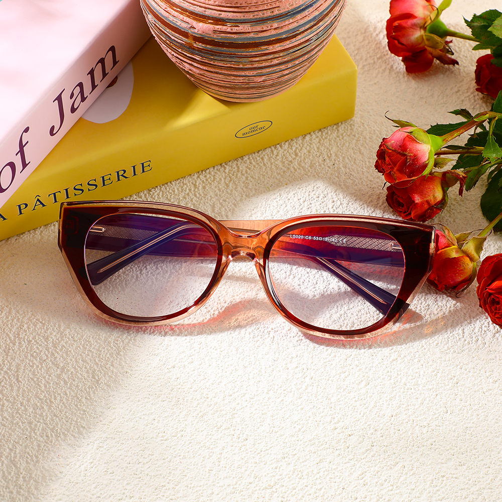 Daisy Cat Eye Braune Brille