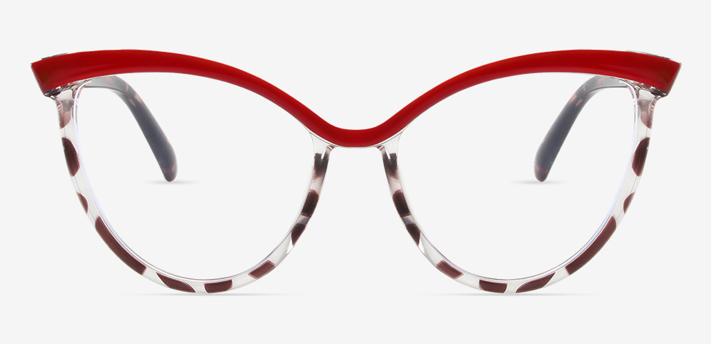 Bing Red Cat Eye Glasses