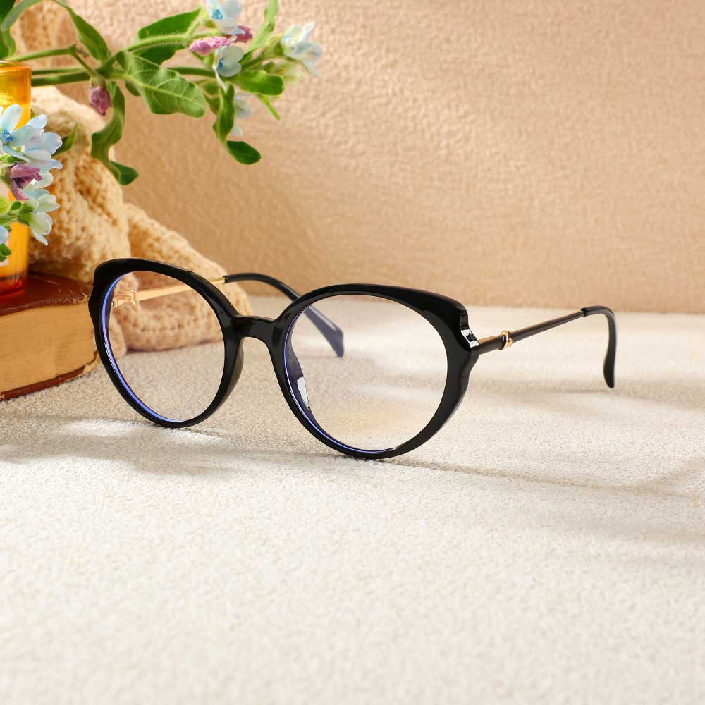 Lunettes de Vue Sapir Cat Eye Noir 