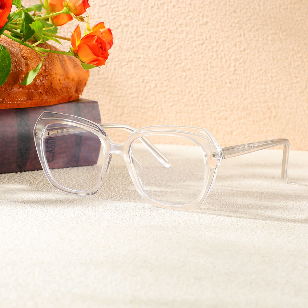 Occhiali da Vista Alberta Poligono Chiaro 