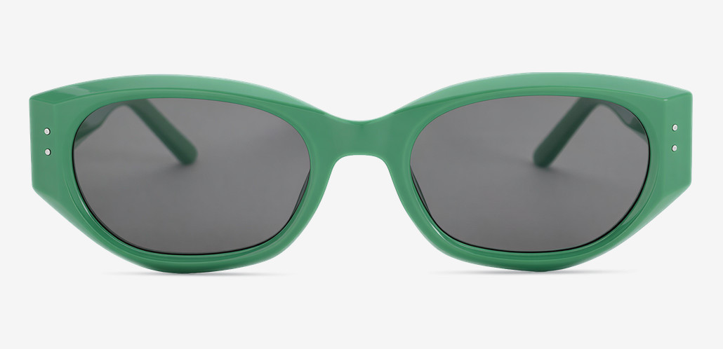 Gabriel Gafas de sol Rectangulares Verdes